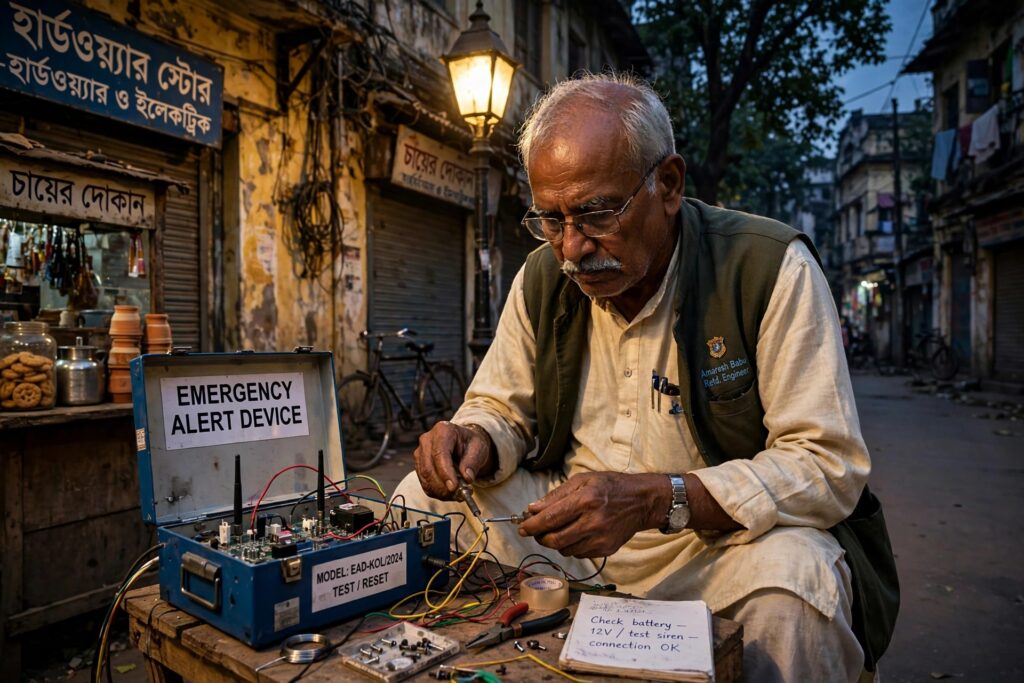 শেষ বাতির নিচে।