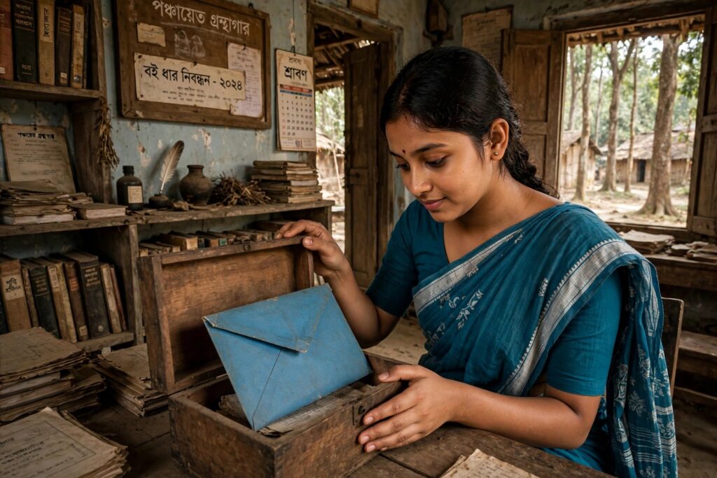 নীল খামের ভেতর পৃথিবী।