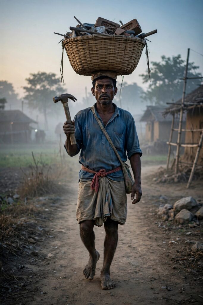 কবিতা : শ্রমিকের ঘাম।