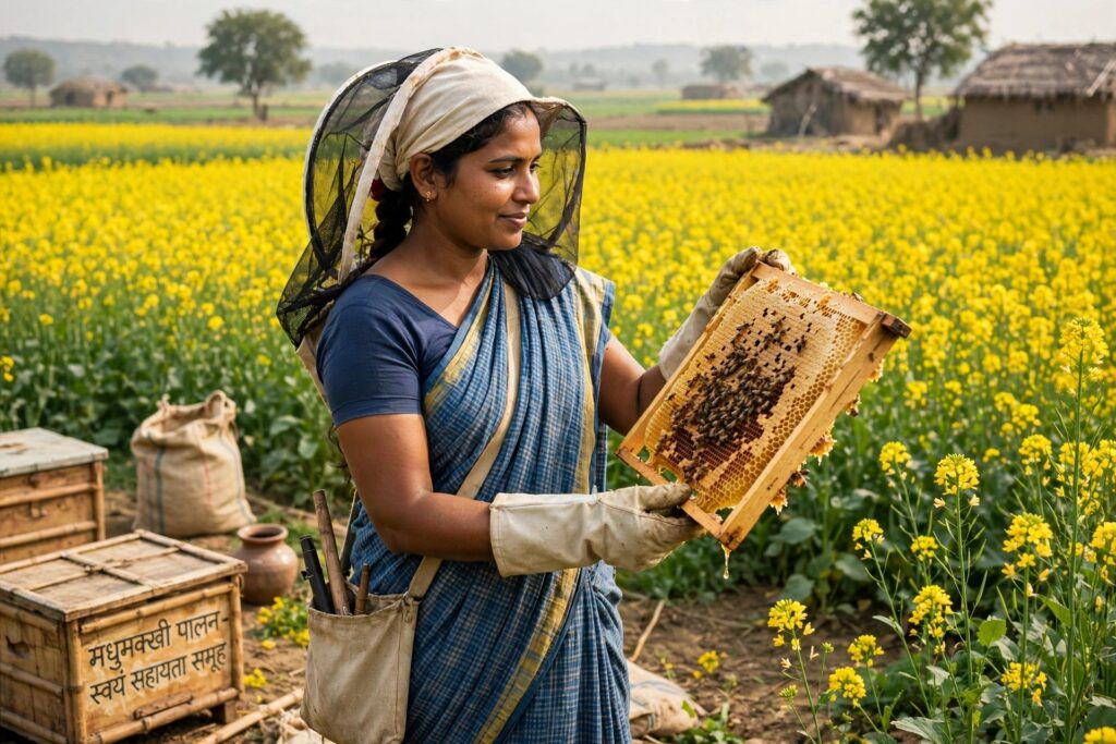 মৌমাছি পালন ও গ্রামীণ জীবিকা: মধু উৎপাদন, পরিবেশ সংরক্ষণ ও আত্মনির্ভরতার নতুন সম্ভাবনা।
