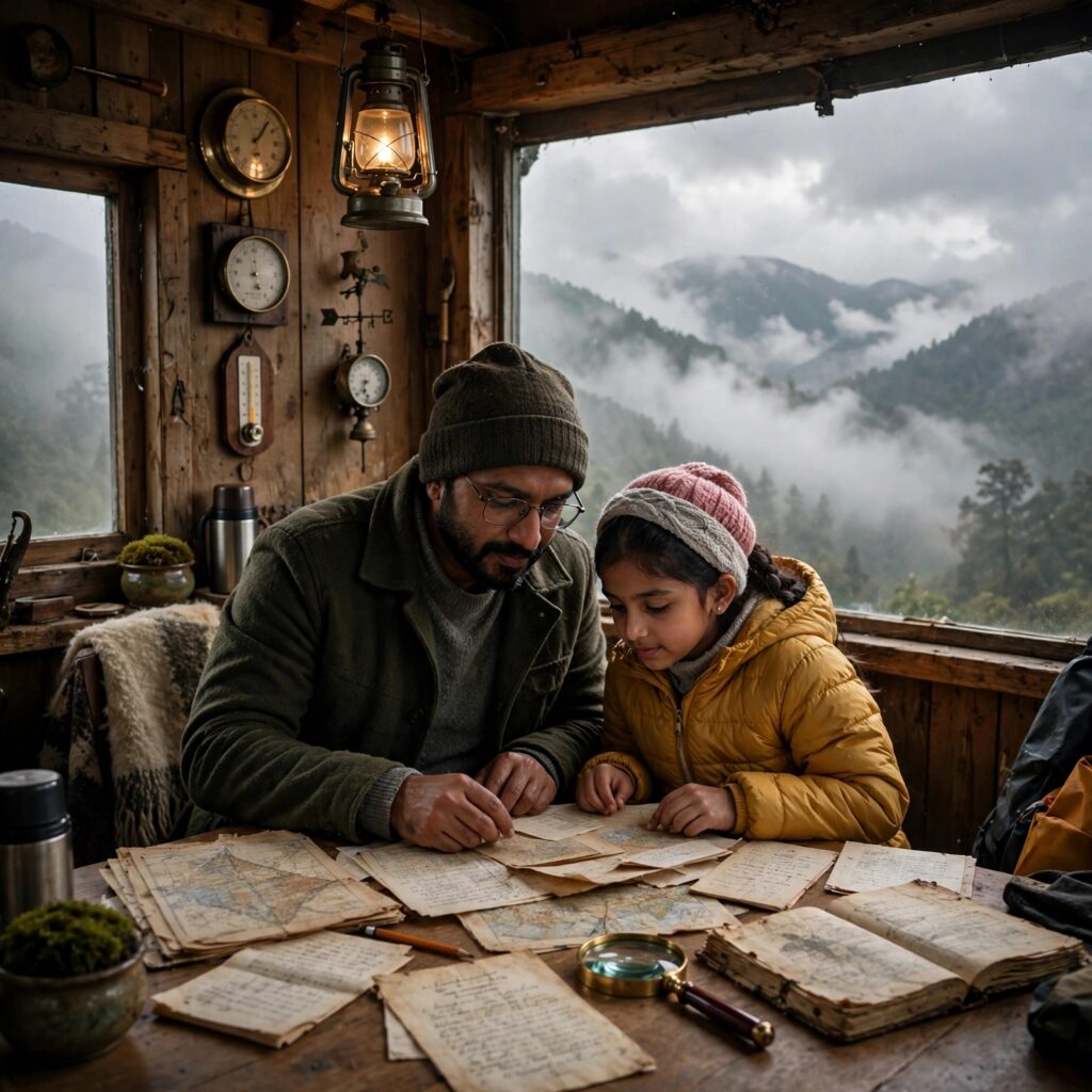 মেঘের দেশে শেষ চিঠি।