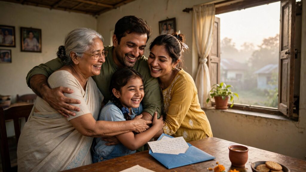 নীল খামের শেষ চিঠি (তৃতীয় পর্ব: যে জানালায় ভোরের আলো ফিরল)।