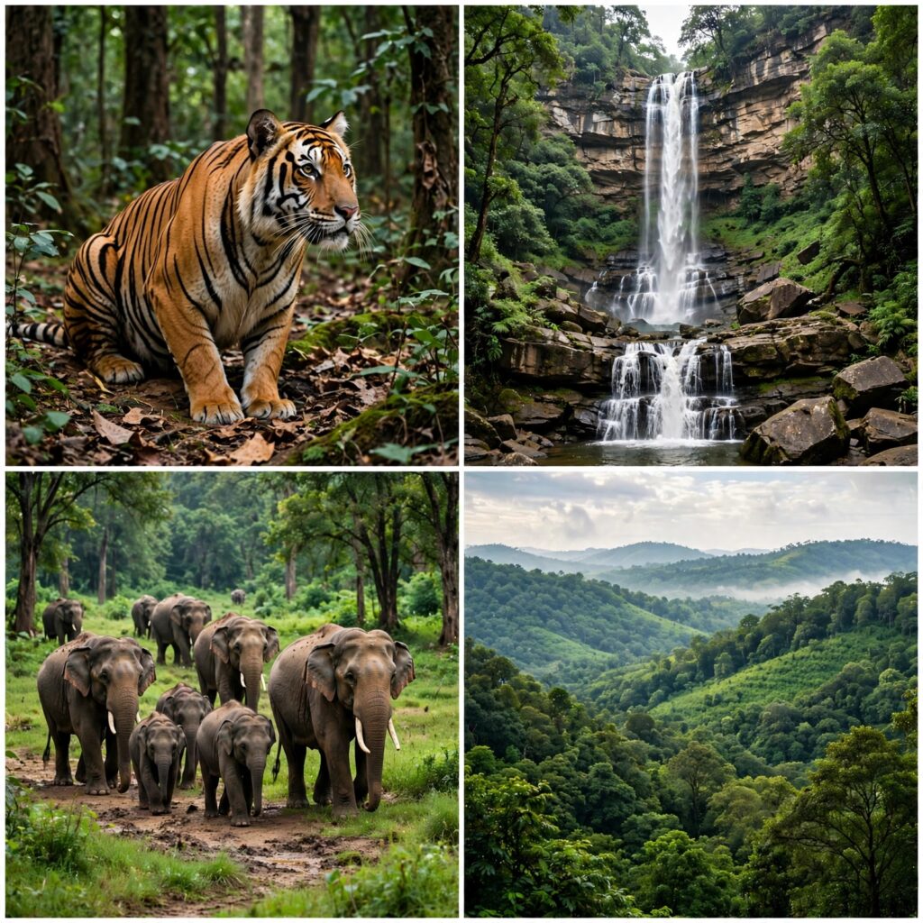 সিসিমারা ও সিমলিপাল: ওড়িশার সবুজ অরণ্য, পাহাড়ি ঝরনা ও বন্যপ্রাণের রহস্যময় জগৎ।
