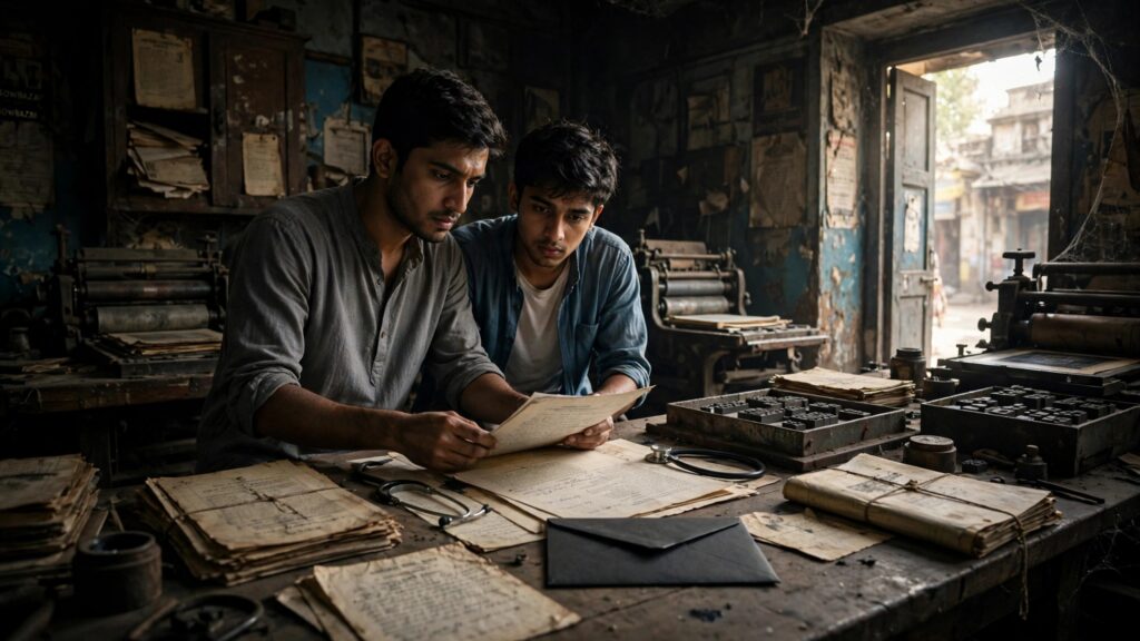 শেষ বাড়ির জানালায় (তৃতীয় পর্ব: শেষ দরজার ওপারে)।