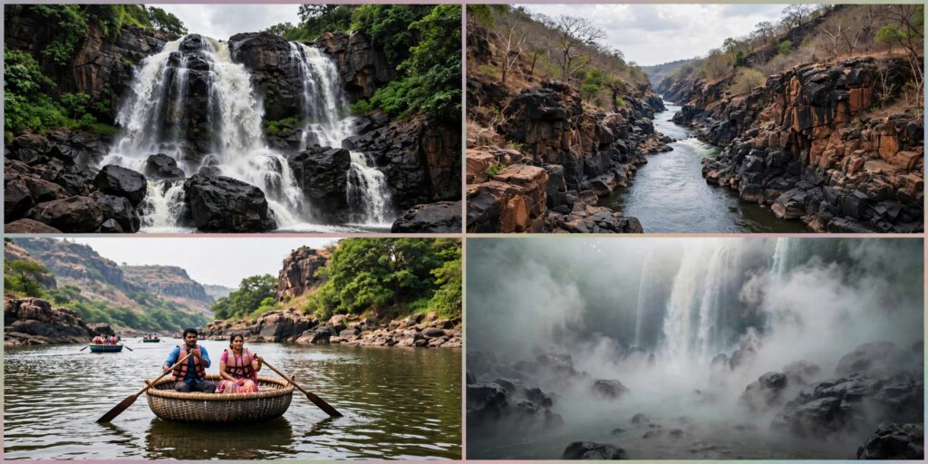 হোগেনাক্কাল জলপ্রপাত: দক্ষিণ ভারতের নায়াগ্রা, কাবেরী নদীর রোমাঞ্চ ও প্রকৃতির অপরূপ সৌন্দর্য।