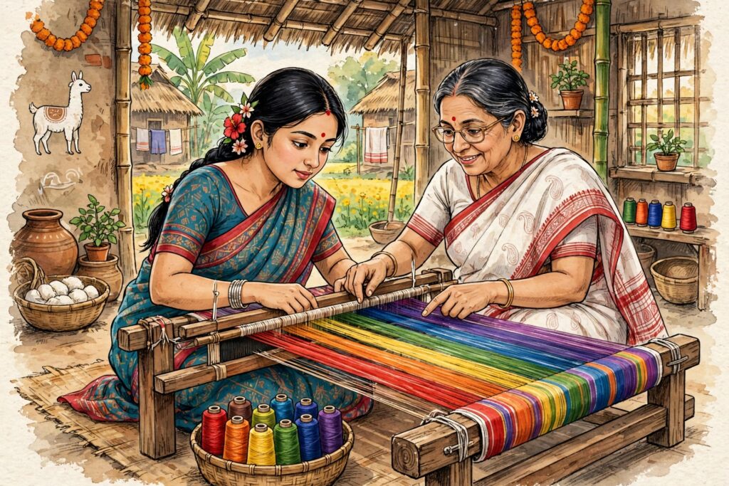 সাত রঙের সুতো।