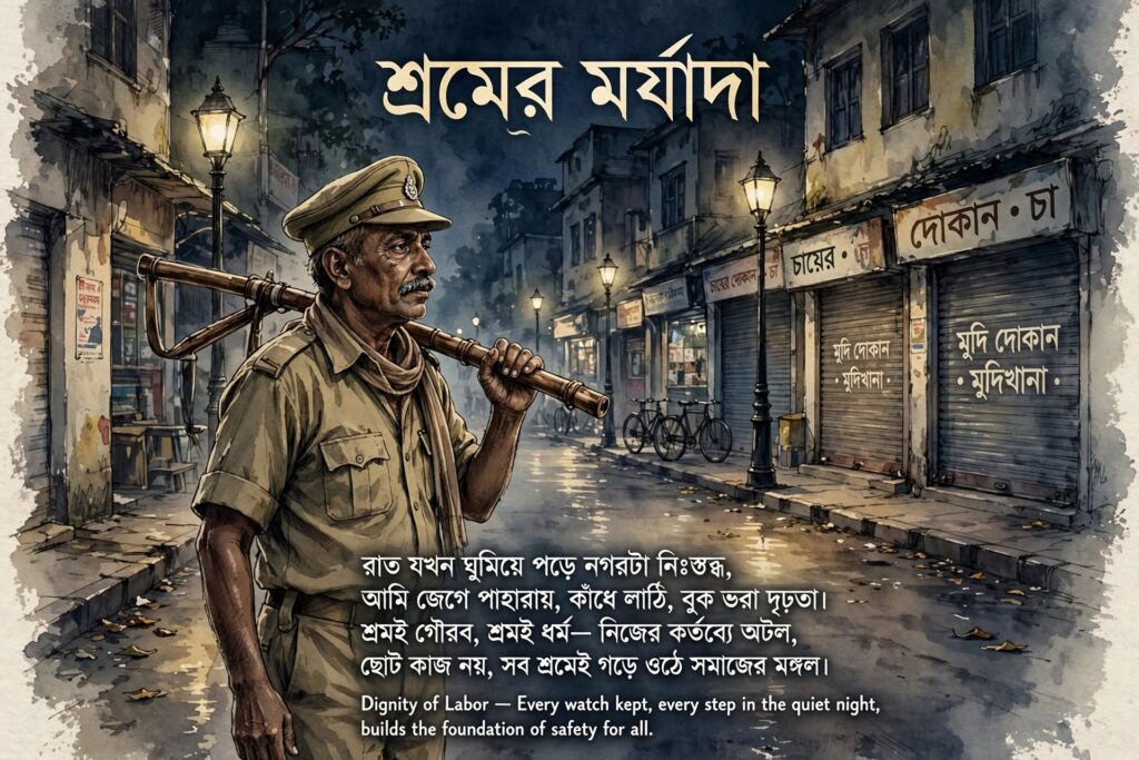 কবিতা : রাতজাগা প্রহরী।।