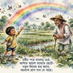 কবিতা : বৃষ্টির পরে রংধনু।