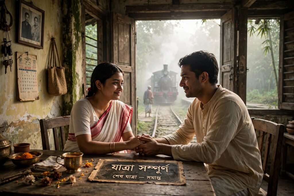 শেষ ট্রেনের যাত্রী ((তৃতীয় পর্ব: যে যাত্রী কখনও মারা যায়নি))।