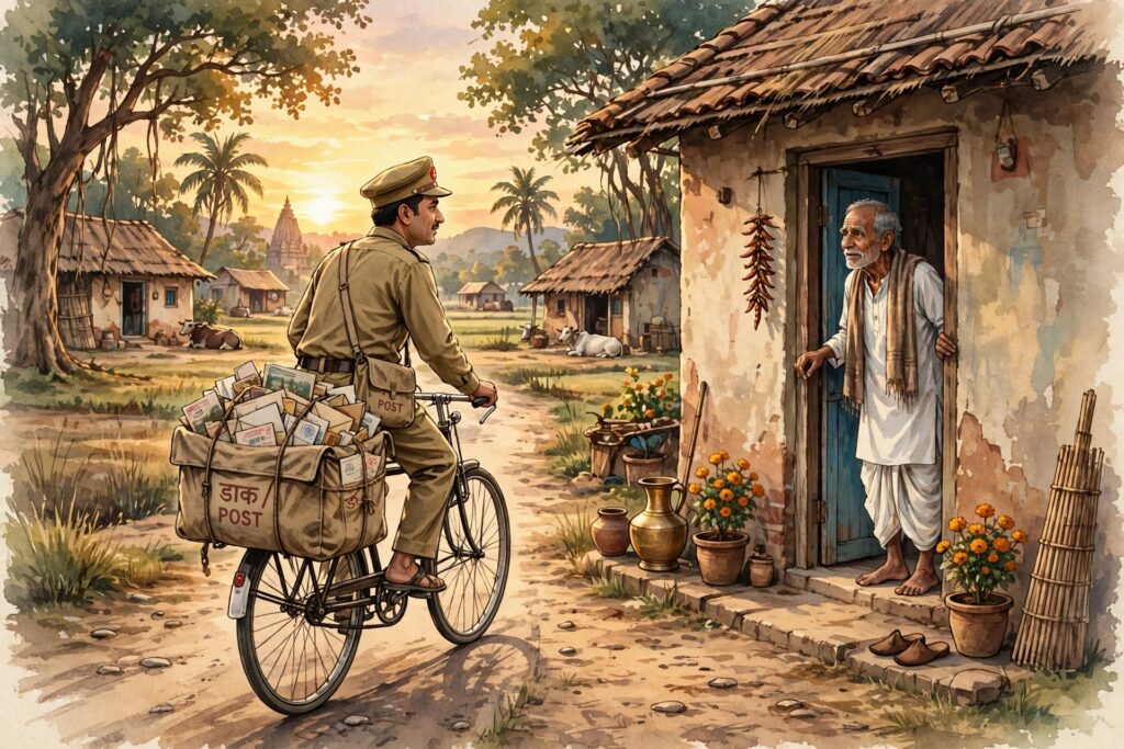 কবিতা : শেষ বিকেলের ডাকপিয়ন।
