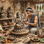 কোজাগরী লক্ষ্মীপুজো ও বাংলার প্রতিমাশিল্প: দেবী লক্ষ্মীর রূপ, প্রতীক এবং শিল্পীদের সৃজনশীলতার কাহিনি।
