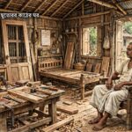 ছুতোরের কাঠের ঘর।।