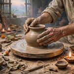 মৃৎশিল্পীর হাত।।