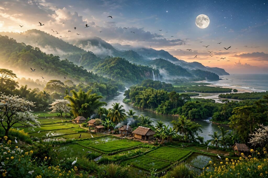 প্রকৃতি: মানুষের জীবনের চিরন্তন আশ্রয়।