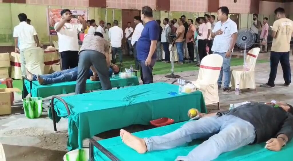 সেবামূলক কর্মসূচিতে ফালাকাটা বিজেপি যুব মোর্চা, আয়োজন স্বেচ্ছায় রক্তদান শিবিরের।।