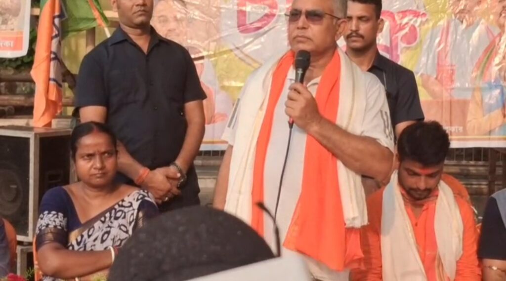 হাতির হামলা ঠেকাতে গ্রাম সংলগ্ন পথে নালা তৈরির পরিকল্পনা, মেদিনীপুরে জানালেন দিলীপ ঘোষ।।