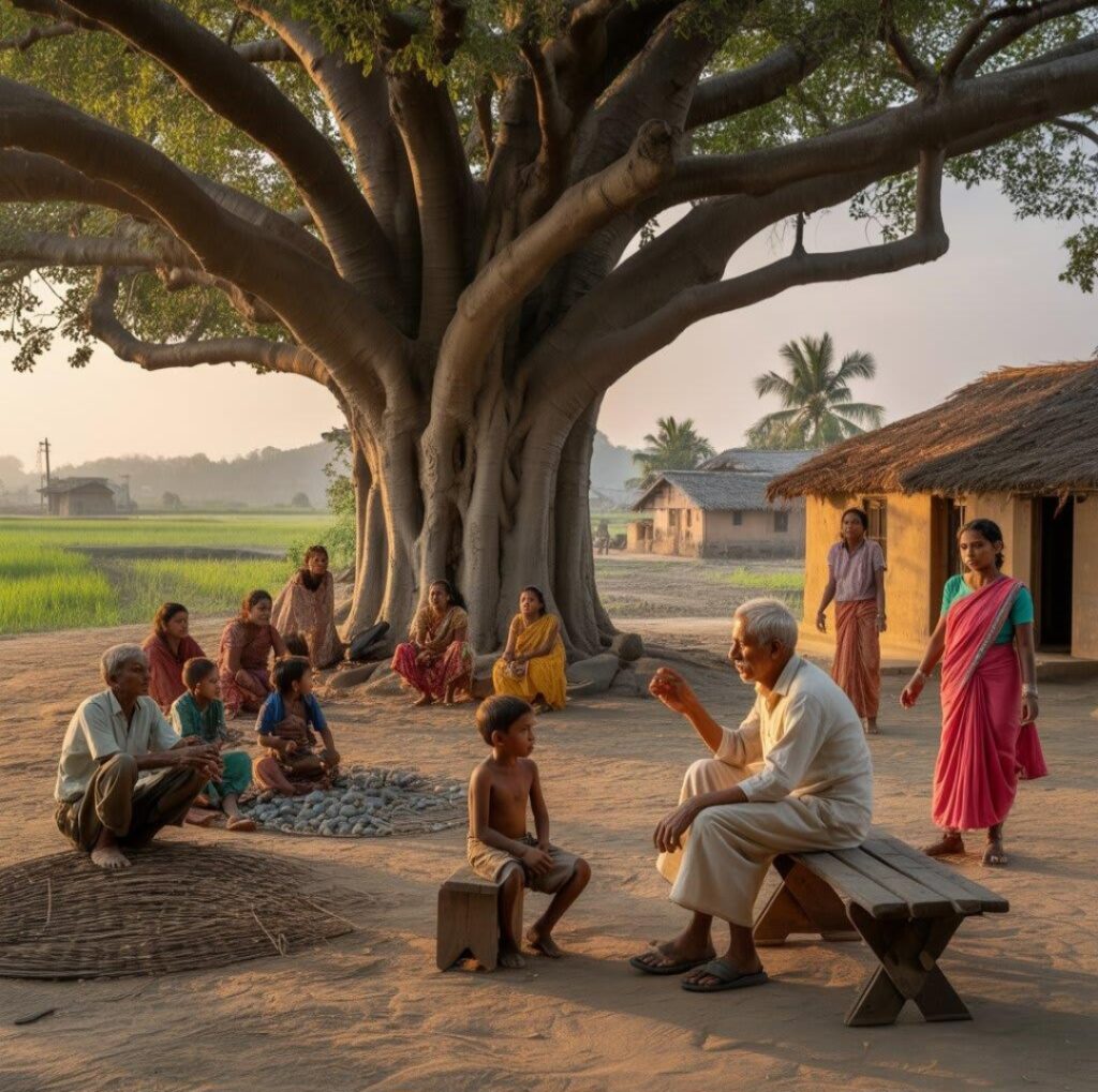 যে গাছটি গ্রামের নাম মনে রেখেছিল।।।